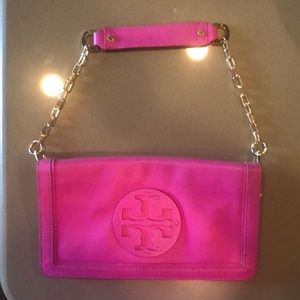Tory Burch Flap Clutch with shoulder strap
